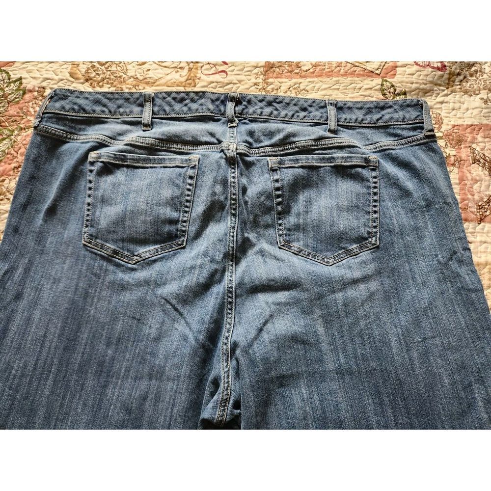 Torrid Girlfriend Jeans Womens Blue Denim Pants High Rise Pockets Size 28T - Picture 5 of 10